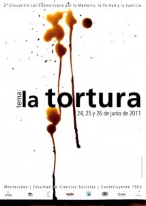 Afiche 2do Encuentro Latinoamericano por la Memoria, la Verdad y la Justicia_LaTortura