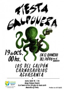 Afiche Fiesta Galponera